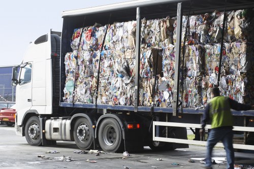 Construction site in Beaconsfield with cleared waste