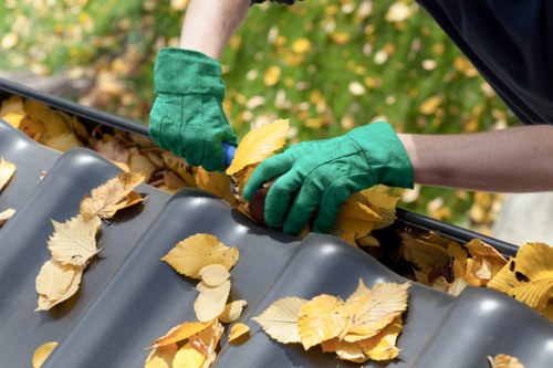 Person using screen reader to check commercial waste information